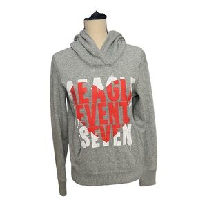 American Eagle Outfitters Gray Pullover Hoodie Size M Y2K Streetwear Vibes
